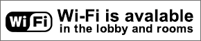 Wi-Fi is available in the lobby androoms